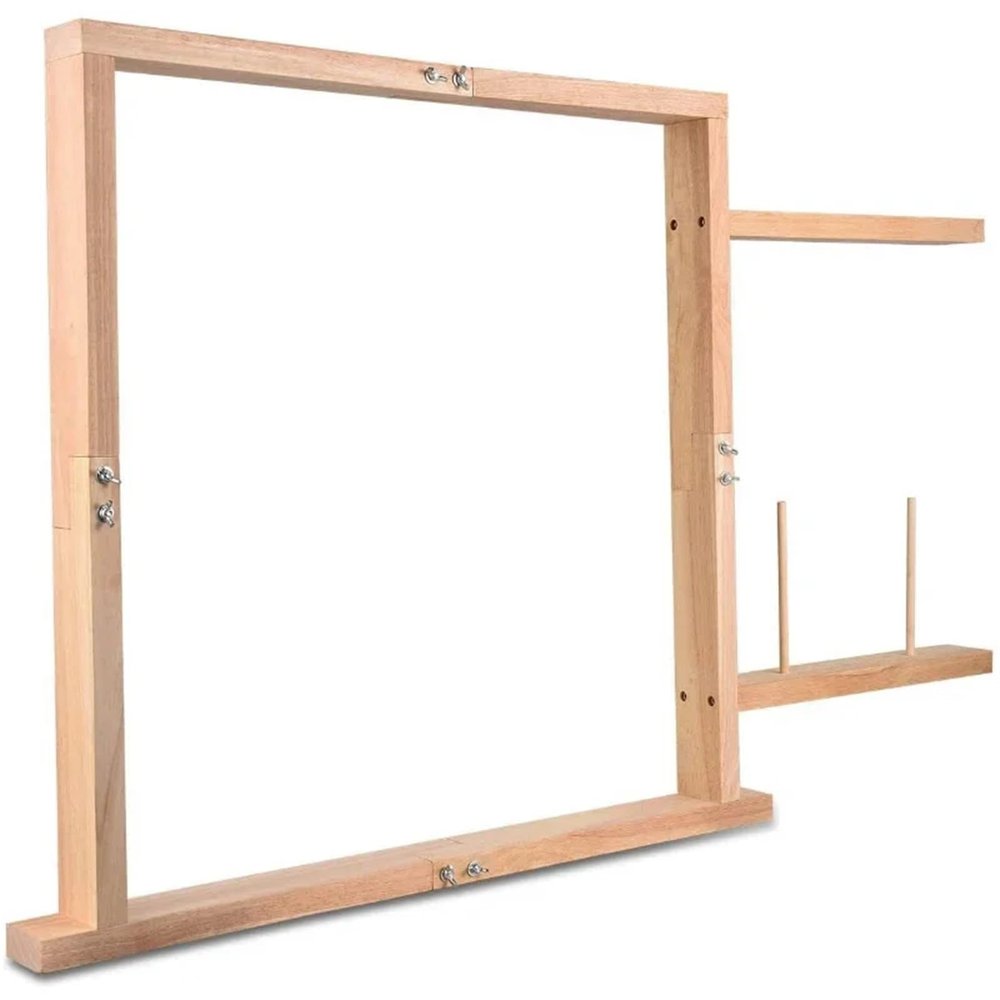 Cross Stitch Frame Large Tufting Frame for Carpet Making, Rug Punch Needle, 60x60/90*90cm(50cm x 50cm)