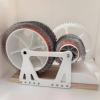 Zocxielr Manual Wool Carding Machine, Wool Felt Drum Carder, Hand Crank Wool Blending Board, Fast Color Mixing Combing Spinning (White) view 1