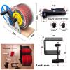 Zocxielr Manual Wool Carding Machine, Wool Felt Drum Carder, Hand Crank Wool Blending Board, Fast Color Mixing Combing Spinning (White) view 2