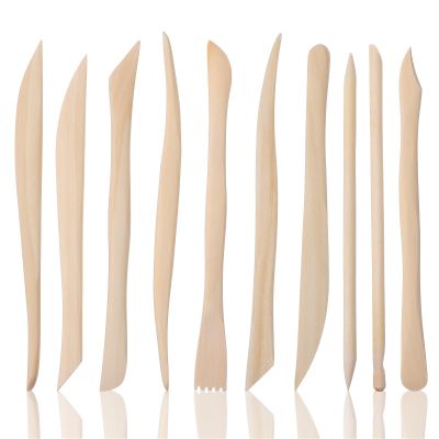 10 Pcs Clay Smoothing Tool, 6 Inch Clay Tools Sculpting for Polymer, Ceramic & Pottery, Carving, Detailing & Smoothing, Professional Sculpture Kit