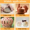 10 Pcs Clay Smoothing Tool, 6 Inch Clay Tools Sculpting for Polymer, Ceramic & Pottery, Carving, Detailing & Smoothing, Professional Sculpture Kit view 3