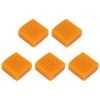 Qiilu Beeswax Block for Candle Making,5PCS Yellow Finely Purified Beeswax for Polishing Leather and Furniture Maintenance view 2