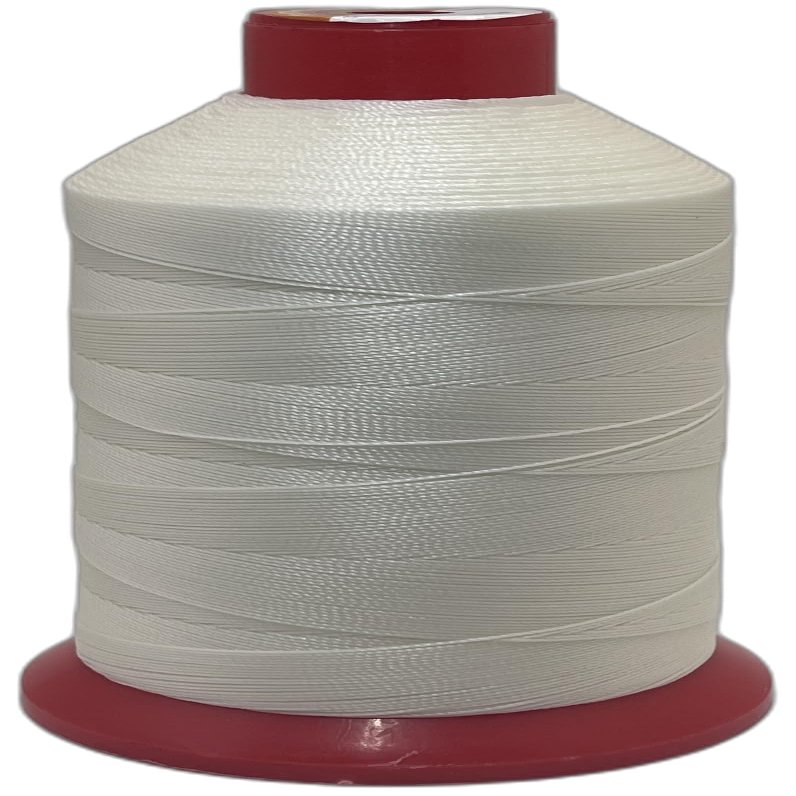 1 Pc Bonded Nylon Sewing Thread, Raw White, #138 T135, for Upholstery, Outdoor, Leather & Shoes