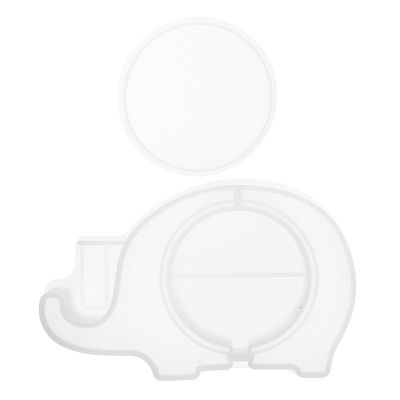 ULDIGI Resin Piggy Bank Silicone Mold Elephant Shape DIY Epoxy Resin Mold for Coin Saving Jar and Storage Box