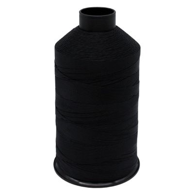 1 Pc Black Bonded Nylon Thread BNT 138 / Tex 135 for Upholstery Leather Shoes - 1500 Yard