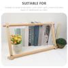 LALAFINA Wooden Cross Stitch Stand Embroidery Frame Craft Holder Desktop Tapestry Frame for Needlework Arts and Sewing view 4