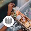 FUOYLOO 10Pcs DIY Aluminum Alloy Semicircular Bath Bomb Molds 5.8X2.8Cm Salt Ball Crafting Mold for Home Bath Bomb Making and Soap Crafting view 4