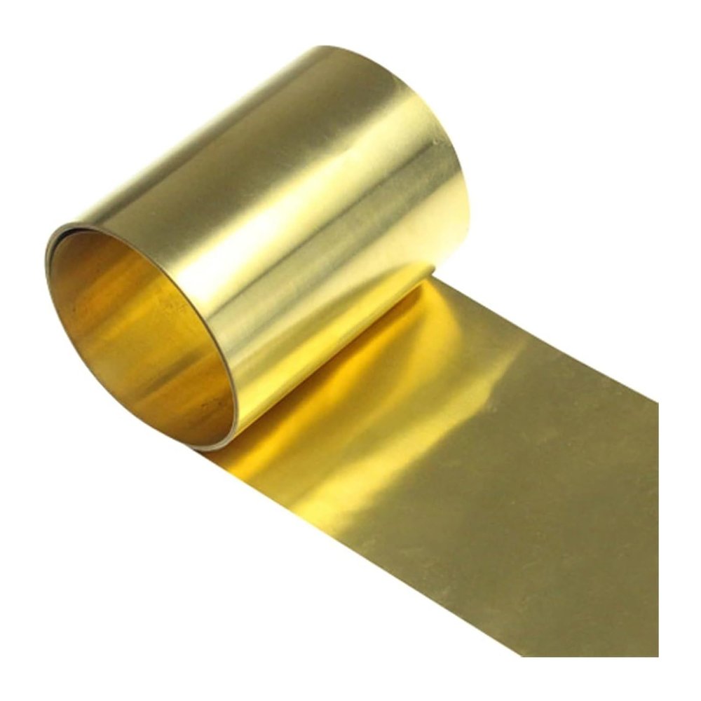 Brass Sheet, & Copper Metal Foil0.05mm to Thickness 1m Long Versatile Crafting DIY and Industrial Applications