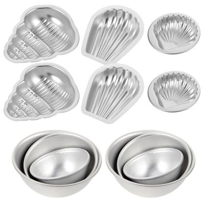 ADOCARN 12Pcs DIY Bath Salt Ball Mold Set Aluminum Alloy Hemisphere Soap Bath Bomb Mold for Handmade Crafting and Personal Use