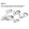Pissente Bath Bombmold, Aluminium Alloy DIY Cake Mould with Shiny Protective Film Easy to Wash and Demould for Crafting Fizzy Bath Bombs and Soaps (Aluminum Alloy) view 3