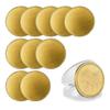 10 Pcs Brass Coin Blanks, 40mm with 4mm Thickness, Custom Challenge Coins with Threaded Edge, Includes Acrylic Protection Case for Laser Engraving, DIY Gifts & Collectibles (4mm Brass Coins) view 1