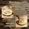 10 Pcs Brass Coin Blanks, 40mm with 4mm Thickness, Custom Challenge Coins with Threaded Edge, Includes Acrylic Protection Case for Laser Engraving, DIY Gifts & Collectibles (4mm Brass Coins) view 4