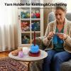 Yarn Holder for Crocheting & Knitting, Wooden Yarn Spinner Portable Small Size Crochet Holder, Easy Assembly Smooth Rotating with Anti-Slip Pads, Crochet Accessories Ideal Gift for Knitting Lovers view 2