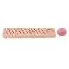 Embroidery Floss Bobbin Rack, Wooden Floss Bobbins Inserts Holder, 12 Positions DIY Beech Wood Organizer with Pin Holder for Sewing, Crafting and Embroidery Thread Storage view 1
