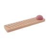 Embroidery Floss Bobbin Rack, Wooden Floss Bobbins Inserts Holder, 12 Positions DIY Beech Wood Organizer with Pin Holder for Sewing, Crafting and Embroidery Thread Storage view 2
