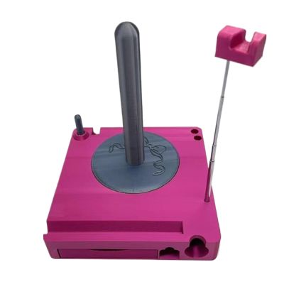 Knitting Yarn Holder, 18x18x21cm ABS Portable Yarn Dispenser for Crocheting, DIY Projects, Home, Travel, Craft Storage, Knitting, Crochet Organizer