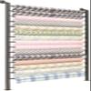GJMDCMA Wall Mount Textile Fabric Roll Storage Rack, Vinyl Roll Holder, Multi-Use Wall Mount Storage Rack, Suitable for Wallpaper, Car Window Film, Art Paper Racks, Poster, Fabric Spool view 1