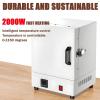 2000w Electric Burnout Oven Kiln, Portable Digital Electric Kiln,Electric Burnout Oven Kiln Melter, MaximumTemperature 1150C, Heated On All Four Sides, Temperature Controllable view 4