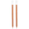 Alomejor Charcoal Pencils, 2 Pcs Wood Holder Sketching Pen for Drawing on Black Paper and Fabric Pattern Making view 1
