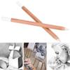 Alomejor Charcoal Pencils, 2 Pcs Wood Holder Sketching Pen for Drawing on Black Paper and Fabric Pattern Making view 4