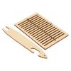 Alomejor Weaving Kit with 2 Looms Tools, Complete Craft Set for Beginners to Make Bracelets, Bags, Belts and Camera Straps, Portable DIY Weaving Kit for Kids and Adults view 1