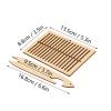 Alomejor Weaving Kit with 2 Looms Tools, Complete Craft Set for Beginners to Make Bracelets, Bags, Belts and Camera Straps, Portable DIY Weaving Kit for Kids and Adults view 2