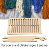 Alomejor Weaving Kit with 2 Looms Tools, Complete Craft Set for Beginners to Make Bracelets, Bags, Belts and Camera Straps, Portable DIY Weaving Kit for Kids and Adults view 4