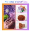 DIY Latch Hook Rug Kit Elephant and Mountains Easy for Beginners Crochet Yarn Hook and Latch Tapestry Mat Cushion Craft Set for Home Decor 52x38cm view 4