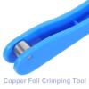 OFFSCH 2Pcs Copper Foil Applicator Tool for Stained Glass Foiling Supplies Blue Stained Glass Starter Kit for Crafting and Foil Wrapping view 3