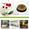 OFFSCH 3Pcs Floral Fixation Needle Holder Flower Arrangement Pins with Rubber Covers, Japanese Style Flower Arranger Tool for Ikebana and Craft Floral Designs view 4