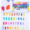 HBJWOV Transparent Solid Watercolor Gouache Paint Fountain Pen Painting 36 Color Portable Set view 3