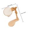 HEALSOPTHY Adjustable Beech Wood Embroidery Hoop Stand with 20Cm Cross Stitch Frame for Home Sewing Beginners Craft Lap Frame Kit view 2