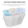 OFFSCH Epoxy Silicone Bathtub Mold with 4 Metallic Legs and 8 Screws for DIY Casting Crafts Resin Soap Making Supplies view 4