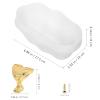 Gogogmee Silicone Bathtub Resin Mold with Gold Bathtub Legs and Screws Epoxy Casting Craft Mold for DIY Soap Making and Resin Art for Home Crafting view 2