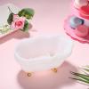 Gogogmee Silicone Bathtub Resin Mold with Gold Bathtub Legs and Screws Epoxy Casting Craft Mold for DIY Soap Making and Resin Art for Home Crafting view 4