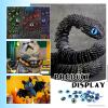 TOAOB 100pcs Glass Dragons Eyes 10mm Blue Craft Eyes Cabochons for Jewelry Making Findings DIY Clay Doll Making view 4