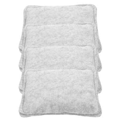 Hemoton 4Pcs Needle Felting Cushion Pads Wool Felt Mats 15X12.5Cm High Temperature Resistant Sturdy Felting Bases for Home and Outdoor Craft DIY