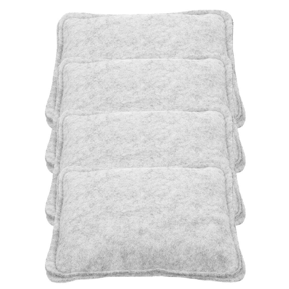 Hemoton 4Pcs Needle Felting Cushion Pads Wool Felt Mats 15X12.5Cm High Temperature Resistant Sturdy Felting Bases for Home and Outdoor Craft DIY