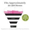the florist Supply Glamour Sleeves 20 Pack 17.3 x 4.9 x 17.1 Inch Waterproof Flower Bouquet Sleeves, Flower Bouquet Bags, Plastic Floral Sleeves, Gift-Ready for Wedding, Birthday, Multicolor view 3