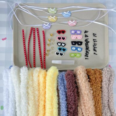 Twisting Stick Puppy DIY Kit - Coral Plush Doll Handmade Craft Set for Beginners, Perfect Party Favor & Car Interior Decor