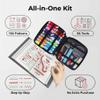 2026 Upgraded Embroidery Stitch Book Kit, Portable DIY Embroidery Books Kits for Beginners, 106 Patterns with 86pcs Complete Embroidery Kit & Instructional Tutorial for Adults & Craft Lovers view 2