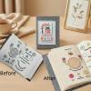 2026 Upgraded Embroidery Stitch Book Kit, Portable DIY Embroidery Books Kits for Beginners, 106 Patterns with 86pcs Complete Embroidery Kit & Instructional Tutorial for Adults & Craft Lovers view 4