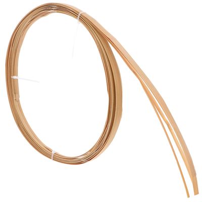 HOODANCOS Handicraft Rattan Cane Basket Making Supplies 4 Rolls Natural Flat Strips Length for DIY Weaving Furniture Repair Wedding Decoration
