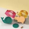Animal Piggy Bank Resin Silicone Mold Money-Saving Box Hippo Elephant Piggy Bank for Home Decor Jewelry Holder Jewelry Box Epoxy Mold view 4