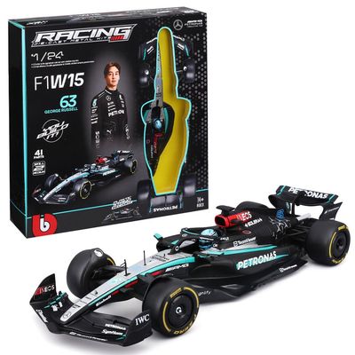 1:24 2025 F1 Team W15 2025 44# Lewis Hamilton 63# George Russell Formula Racing Alloy Car Diecast Model (1/24 W15 63# Assembly)
