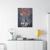 Banksy Flying Boy Street Graffiti Wall Art, Balloon Kids Pop Art Canvas Ready To Hang 1.25" Deep No Y-586 view 3
