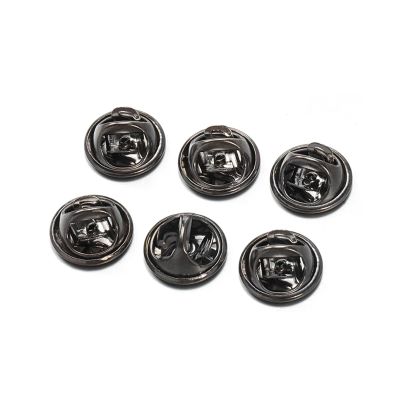 Rubber Backs for Pins Pin Backs 250pcs Black PVC Rubber Butterfly Clutch Backing Pins Cap Keeper Replacement for Badges Tie Tack Holder Clasp(Black1)