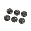 Rubber Backs for Pins Pin Backs 250pcs Black PVC Rubber Butterfly Clutch Backing Pins Cap Keeper Replacement for Badges Tie Tack Holder Clasp(Black1) view 1
