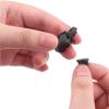 Rubber Backs for Pins Pin Backs 250pcs Black PVC Rubber Butterfly Clutch Backing Pins Cap Keeper Replacement for Badges Tie Tack Holder Clasp(Black1) view 4