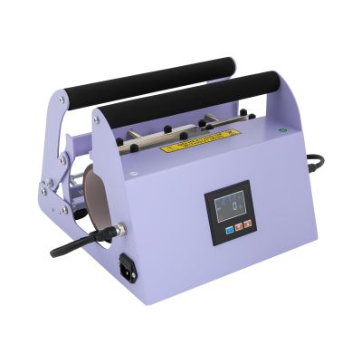 500W 110V Car Cup Mug Press Heat Machine, 40 OZ Tumbler Heat Press Machine w/Temp and Time Setting, Heat Up Fast and Even,Tumblers Equipment for Sublimation Tumblers, Cups (Light Purple)
